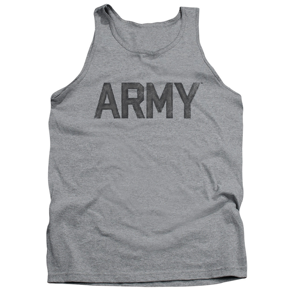 Army/star-adult Tank-athletic Heather