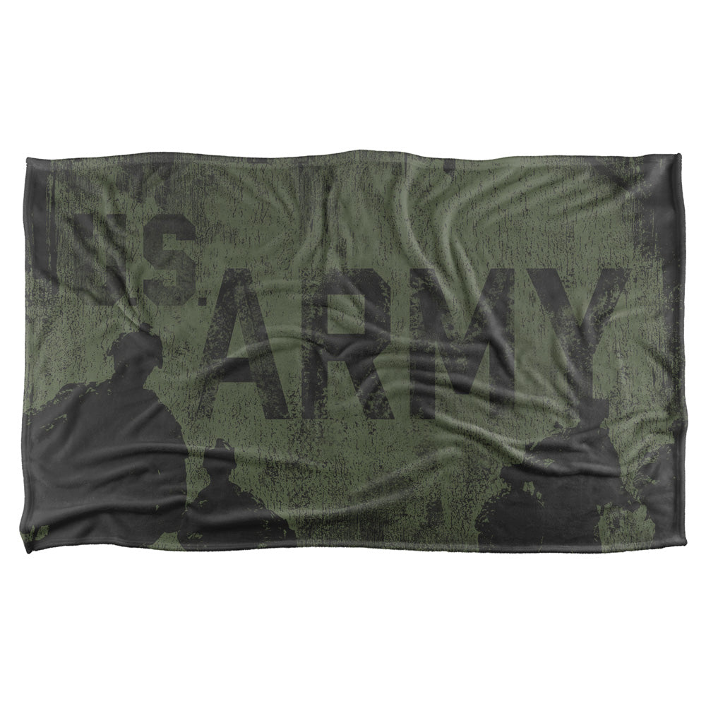 Army/strong-silky Touch Blanket-white