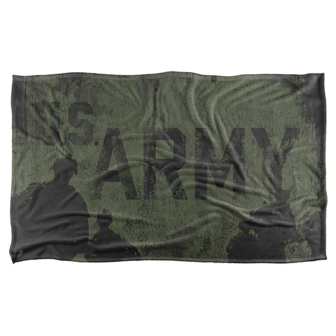 Army/strong-silky Touch Blanket-white