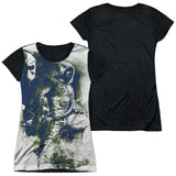 Junior Cap Sleeve 100% Poly Black Back