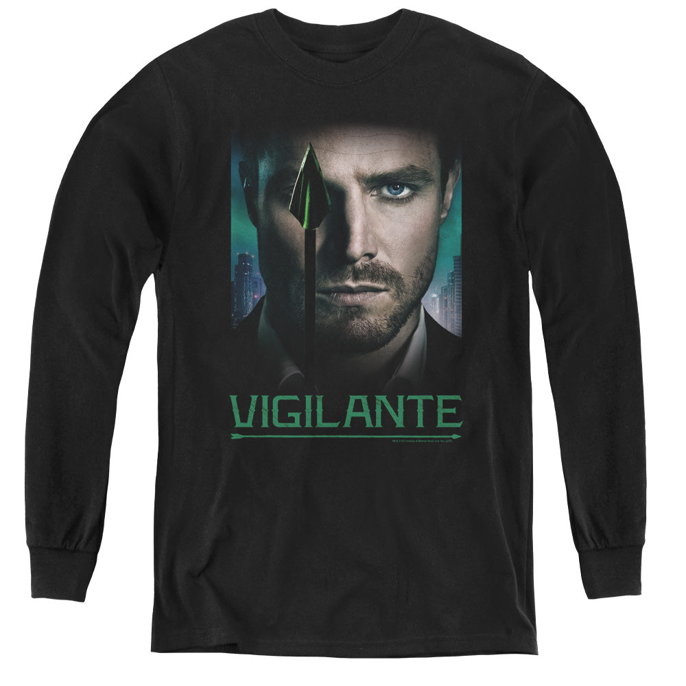Arrow/good Eye-youth Long Sleeve Tee-black