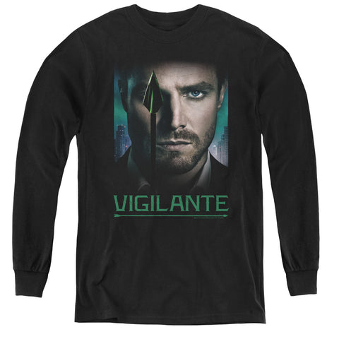 Arrow/good Eye-youth Long Sleeve Tee-black