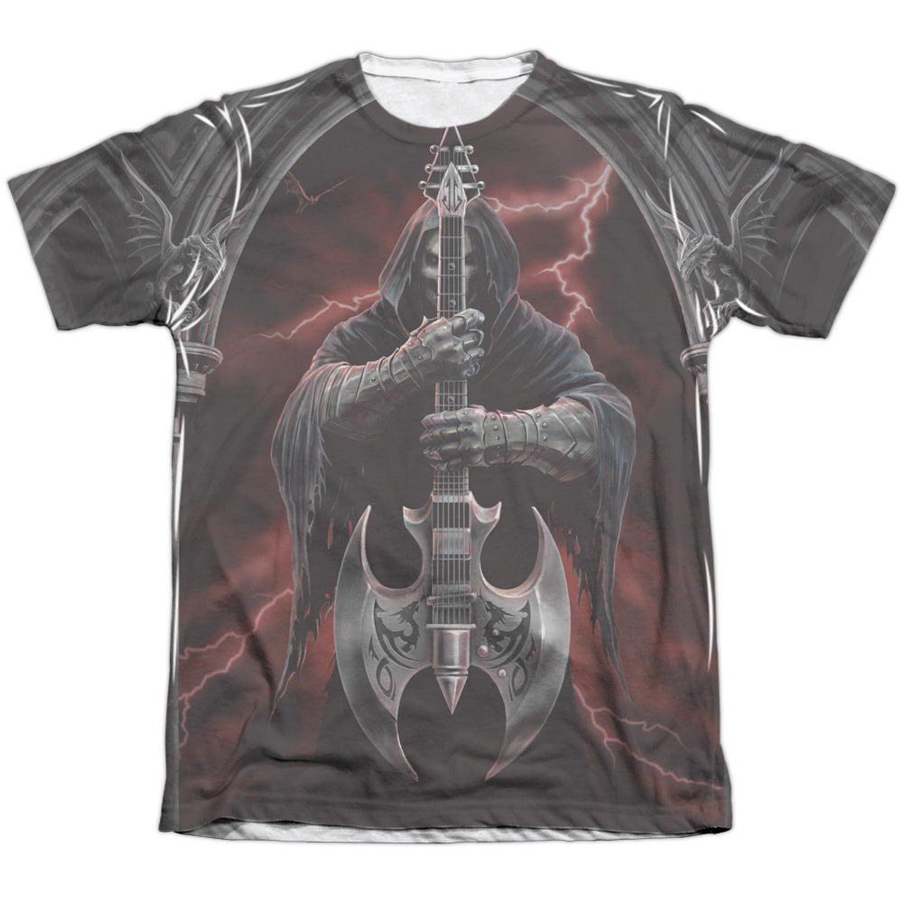 Anne Stokes/rock God-adult Poly/cotton S/s Tee-white