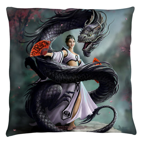 Anne Stokes/dragon Dancer - Throw Pillow