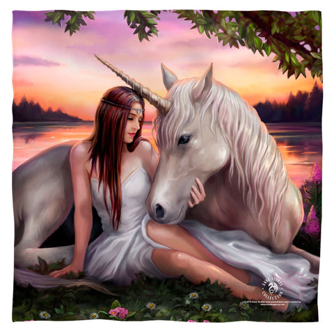 Anne Stokes/pure Heart-bandana-white