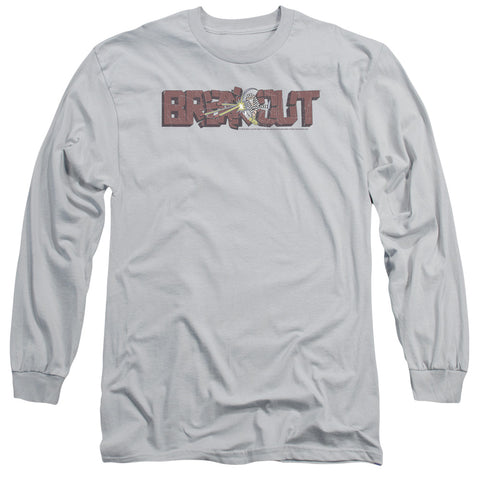 Atari/breakout Distressed-l/s Adult 18/1-silver