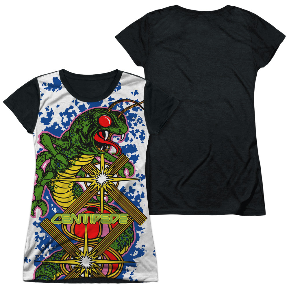 Junior Cap Sleeve 100% Poly Black Back