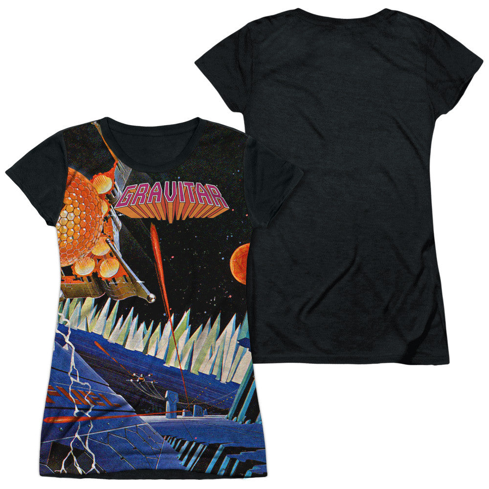 Junior Cap Sleeve 100% Poly Black Back