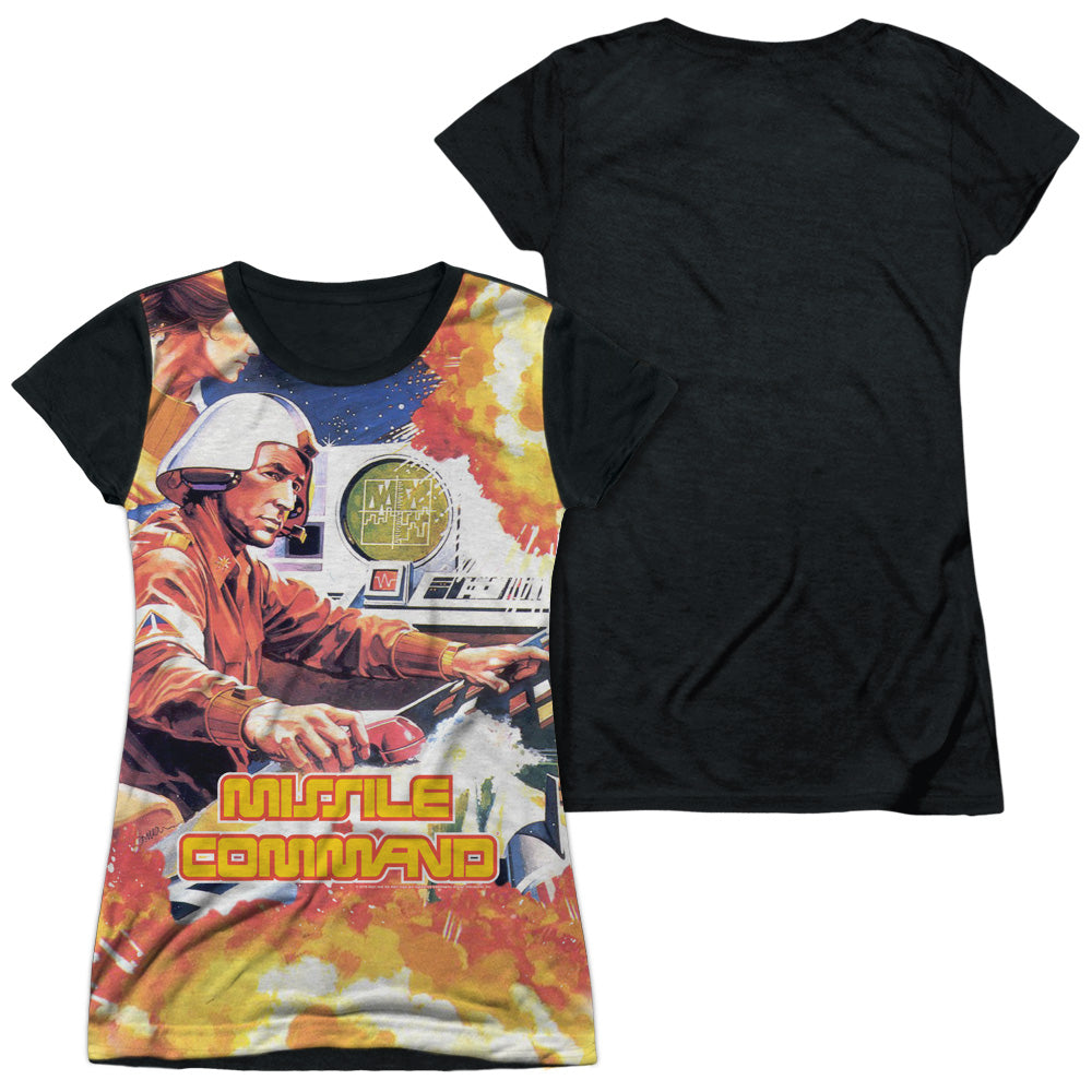 Junior Cap Sleeve 100% Poly Black Back