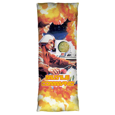 ATARI-MISSILE COMMAND - MICROFIBER BODY PILLOW - 18x54