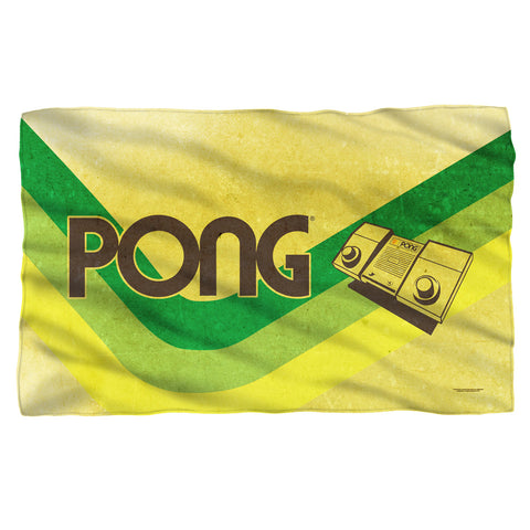 Atari/pong Lines-fleece Blanket-white