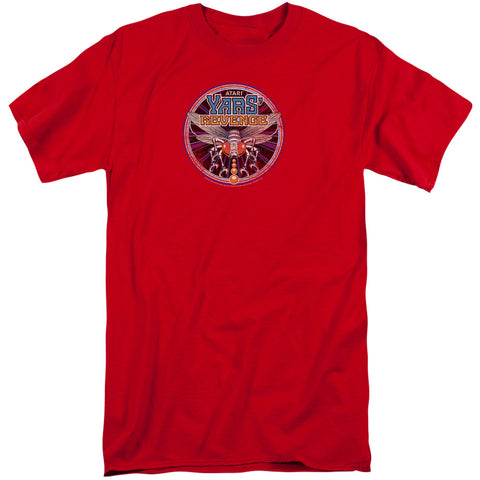 Atari/yars Revenge Patch-s/s Adult Tall 18/1-red