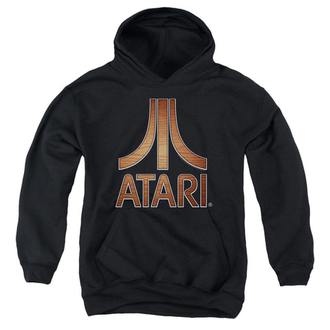 Atari/classic Wood Emblem-youth Pull-over Hoodie-black