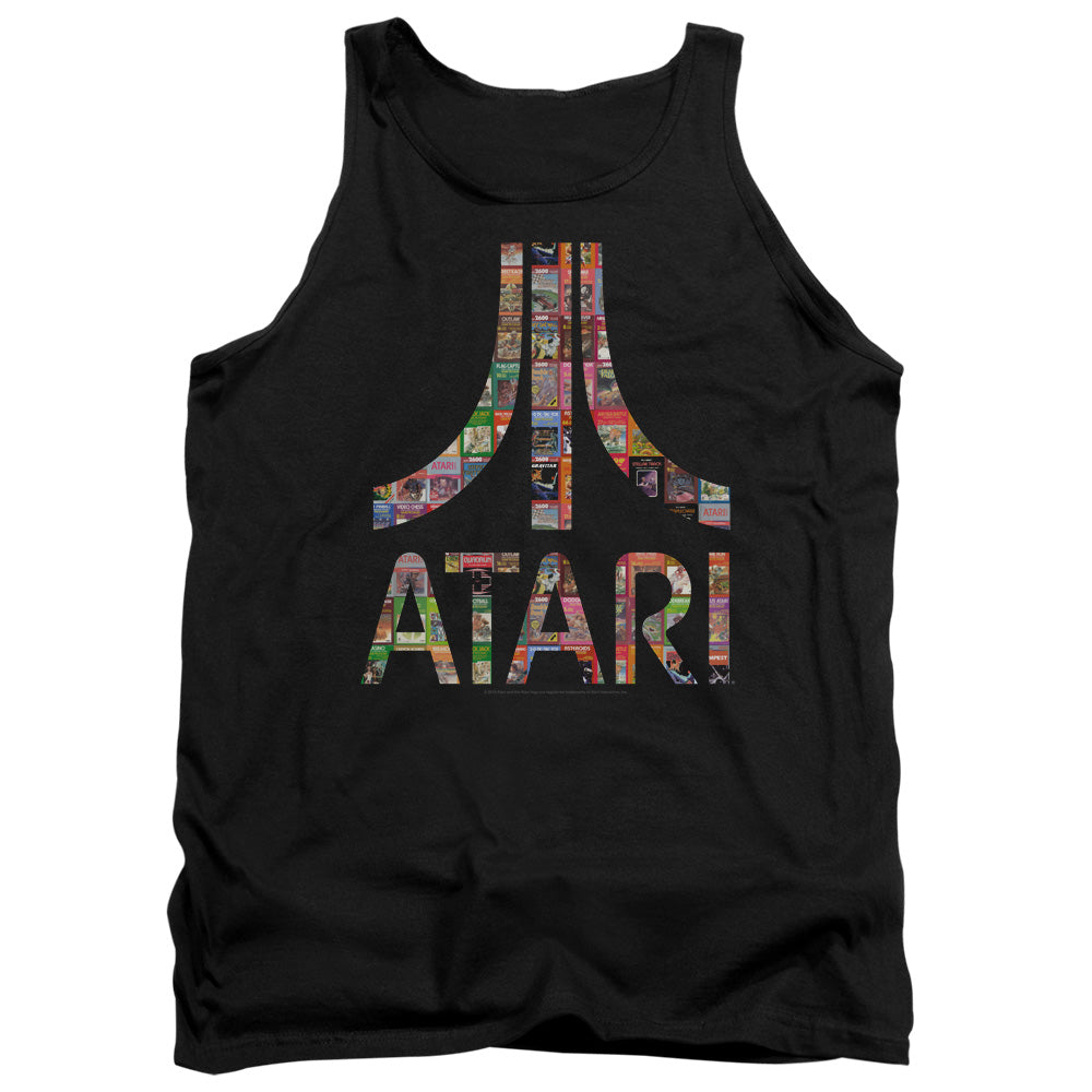 Atari/box Art-adult Tank-black