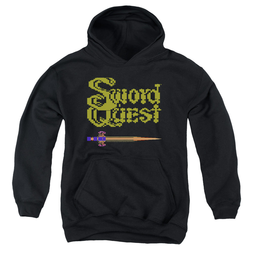 Atari/8 Bit Sword-youth Pull-over Hoodie-black