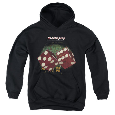 Bad Company/straight Shooter-youth Pull-over Hoodie-black