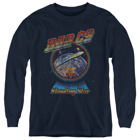 Bad Company/shooting Star-youth Long Sleeve-navy