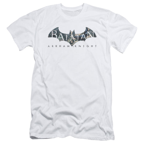 Batman Arkham Knight/descending Logo-s/s Adult 30/1-white