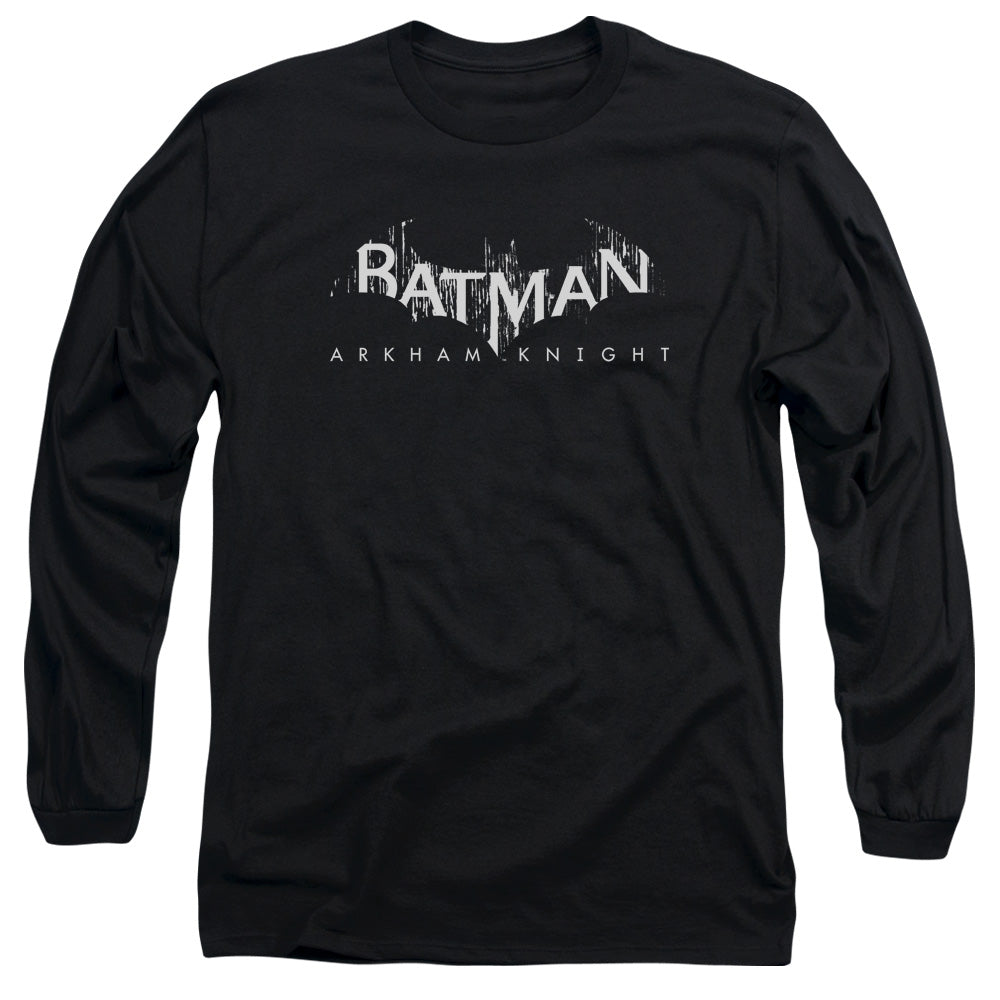Batman Arkham Knight/ak Splinter Logo-l/s Adult 18/1-black