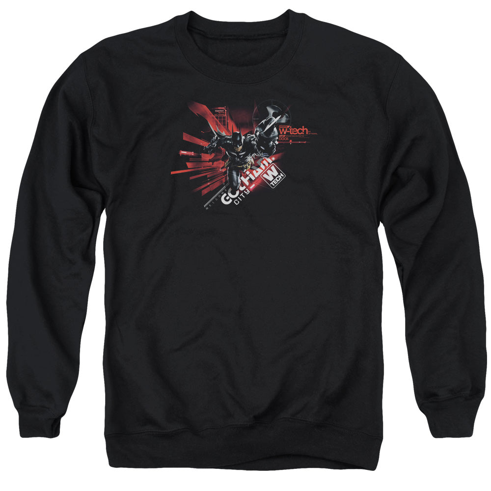 Batman Arkham Knight/ak Tech - Adult Crewneck Sweatshirt - Black