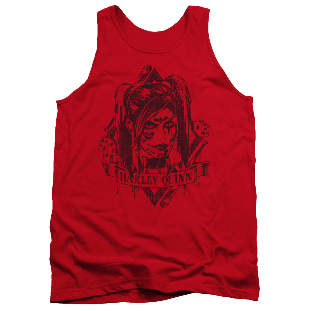 Batman Arkham Knight/diamond-adult Tank-red