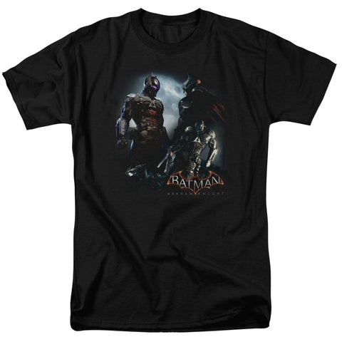 Batman Arkham Knight/face Off-s/s Adult 18/1-black