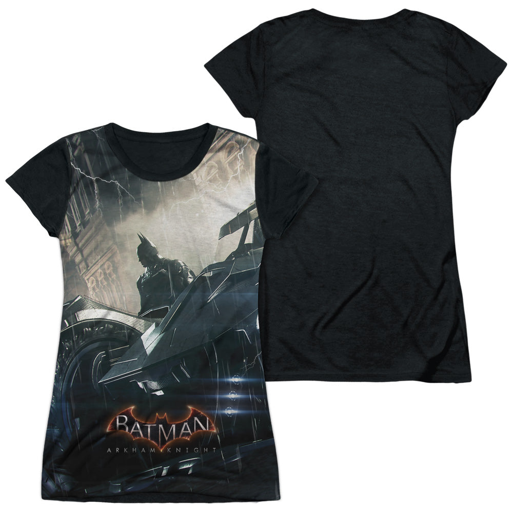 Junior Cap Sleeve 100% Poly Black Back