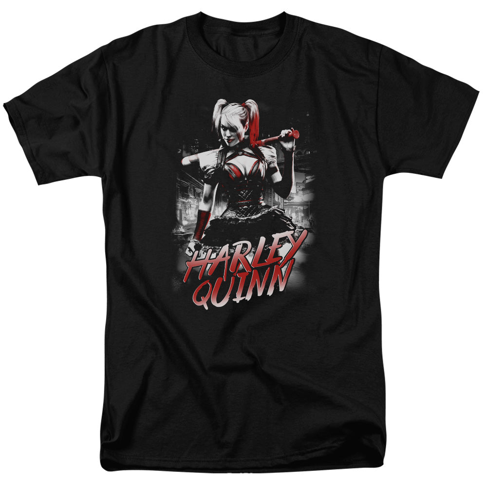 Batman Arkham Knight/quinn City-s/s Adult 18/1-black