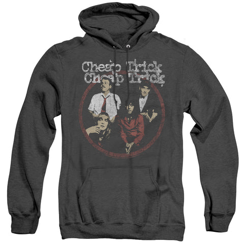 Cheap Trick/cheap Trick-adult Heather Hoodie-black