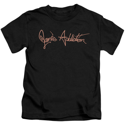 Janes Addiction/script Logo-s/s Juvenile 18/1-black