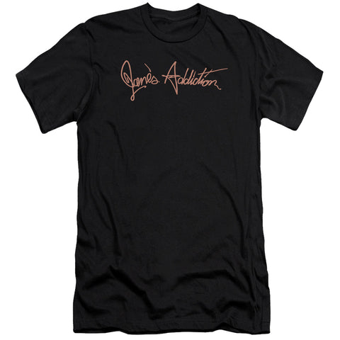 Janes Addiction/script Logo-premuim Canvas Adult Slim Fit 30/1-black