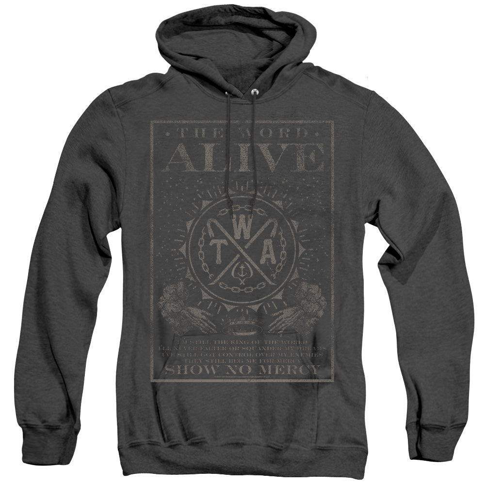 The Word Alive/show No Mercy-adult Heather Hoodie-black