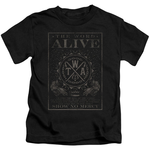 The Word Alive/show No Mercy-s/s Juvenile 18/1-black