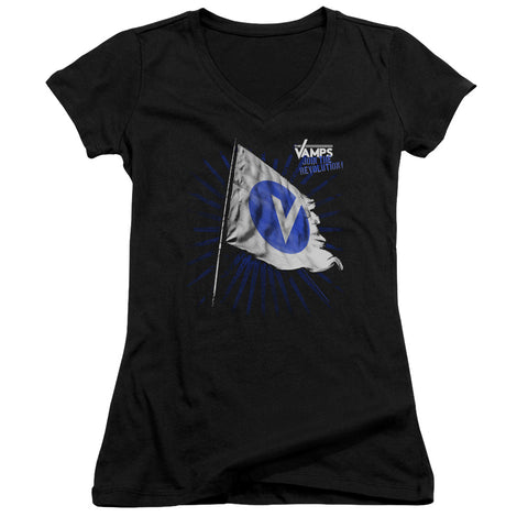 The Vamps/flag-junior V-neck-black