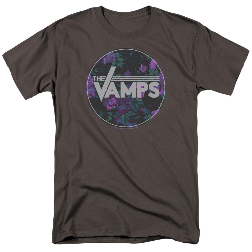 The Vamps/floral Vamps-s/s Adult 18/1-charcoal