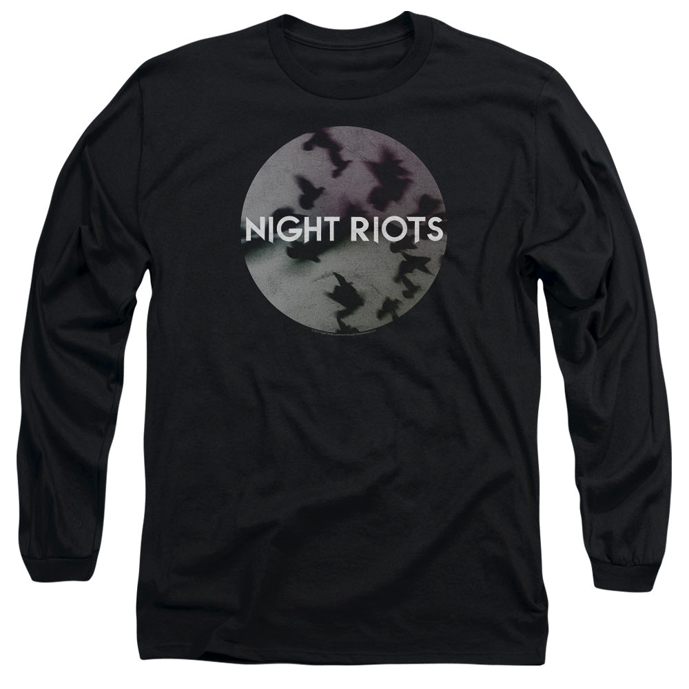 Night Riots/flock-l/s Adult 18/1-black