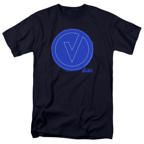 The Vamps/frayed Patch-s/s Adult 18/1-navy