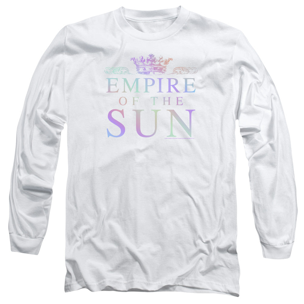 Empire Of The Sun/rainbow Logo-l/s Adult 18/1-white