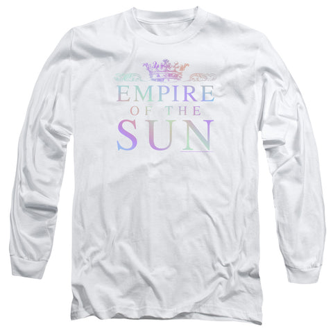 Empire Of The Sun/rainbow Logo-l/s Adult 18/1-white