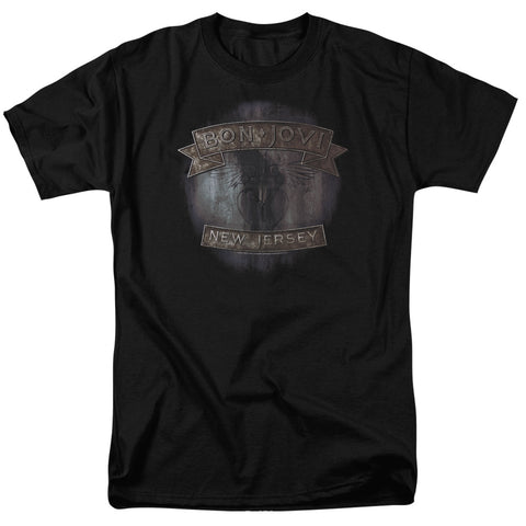 Bon Jovi/new Jersey-s/s Adult 18/1-black
