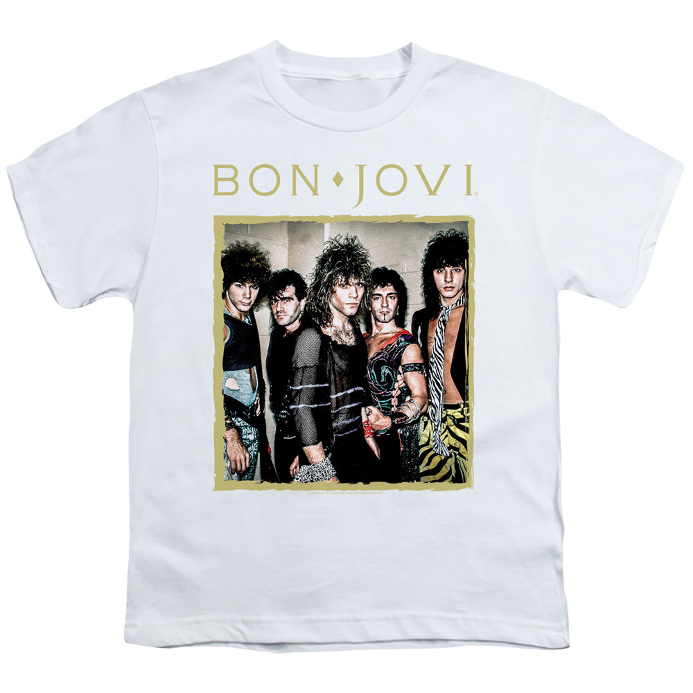 Bon Jovi/framed-s/s Youth 18/1-white