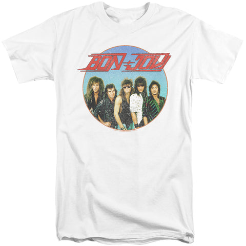 Bon Jovi/bon Sphere-s/s Adult Tall 18/1-white