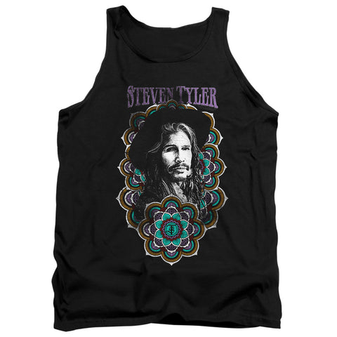 Steven Tyler/mandala-adult Tank-black