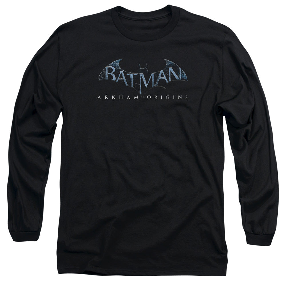 Batman Arkham Origins/logo - L/s Adult 18/1 - Black