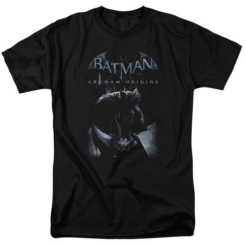 Batman Arkham Origins/perched Cat - S/s Adult 18/1 - Black