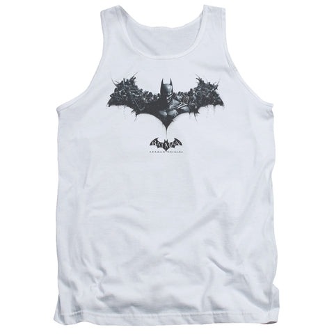 Batman Arkham Origins/bat Of Enemies - Adult Tank - White