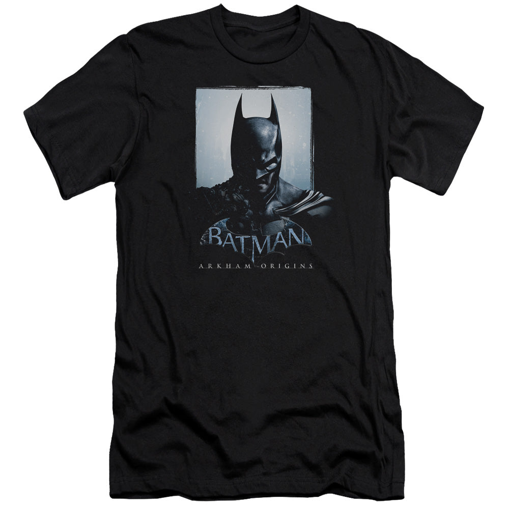 Batman Arkham Origins/two Sides-s/s Adult 30/1-black