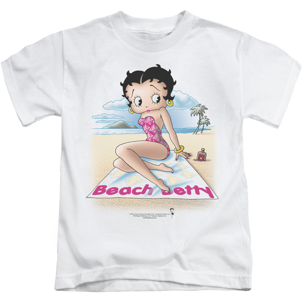 Betty Boop/beach Betty - S/s Juvenile 18/1 - White