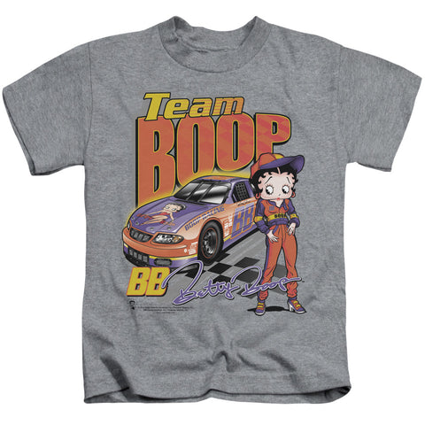 Betty Boop/team Boop - S/s Juvenile 18/1 - Athletic Heather