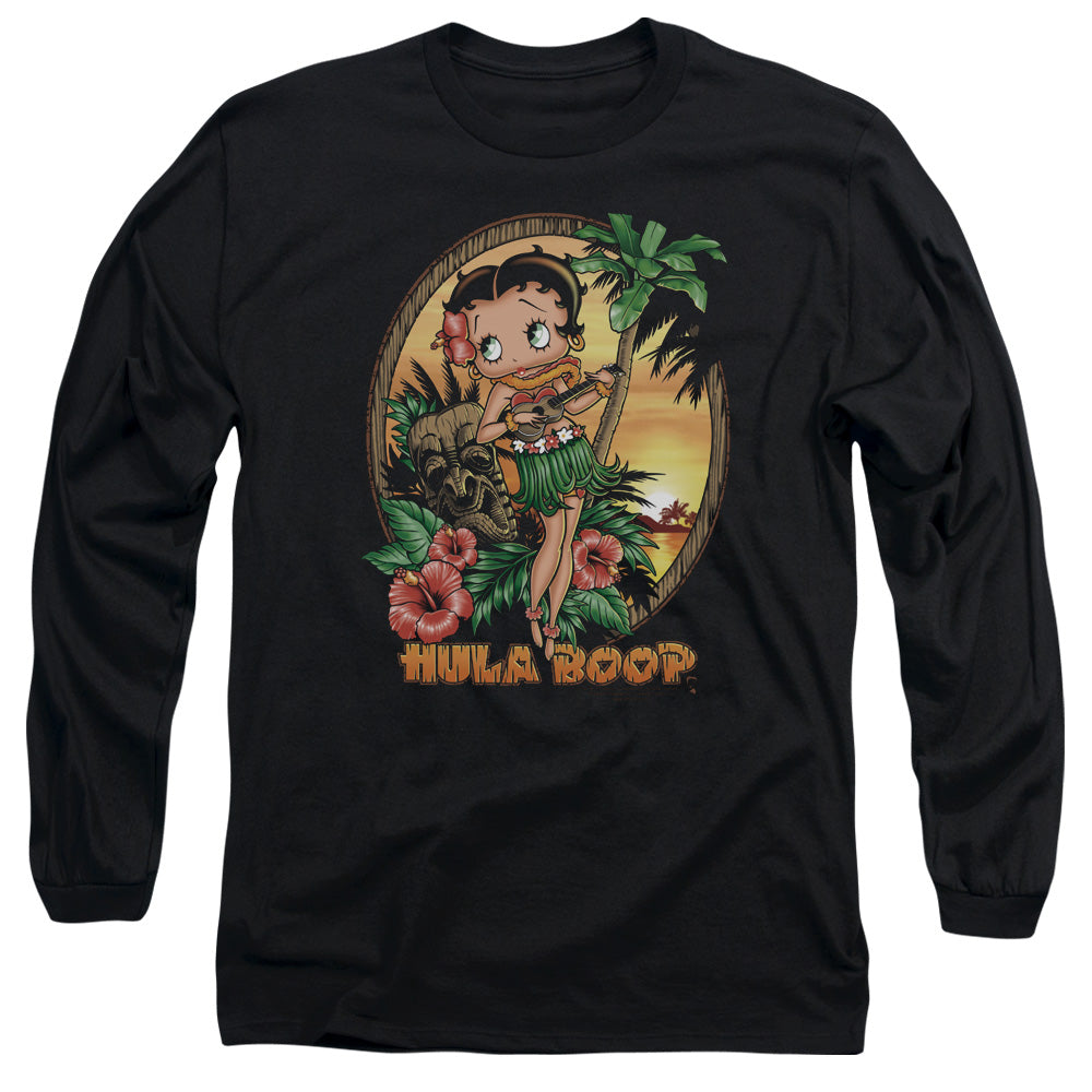 Betty Boop/hula Boop Ii - L/s Adult 18/1 - Black
